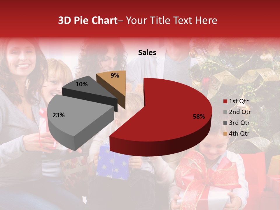 Celebration Love Caucasian PowerPoint Template