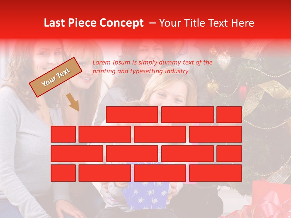 Year Box Celebration PowerPoint Template