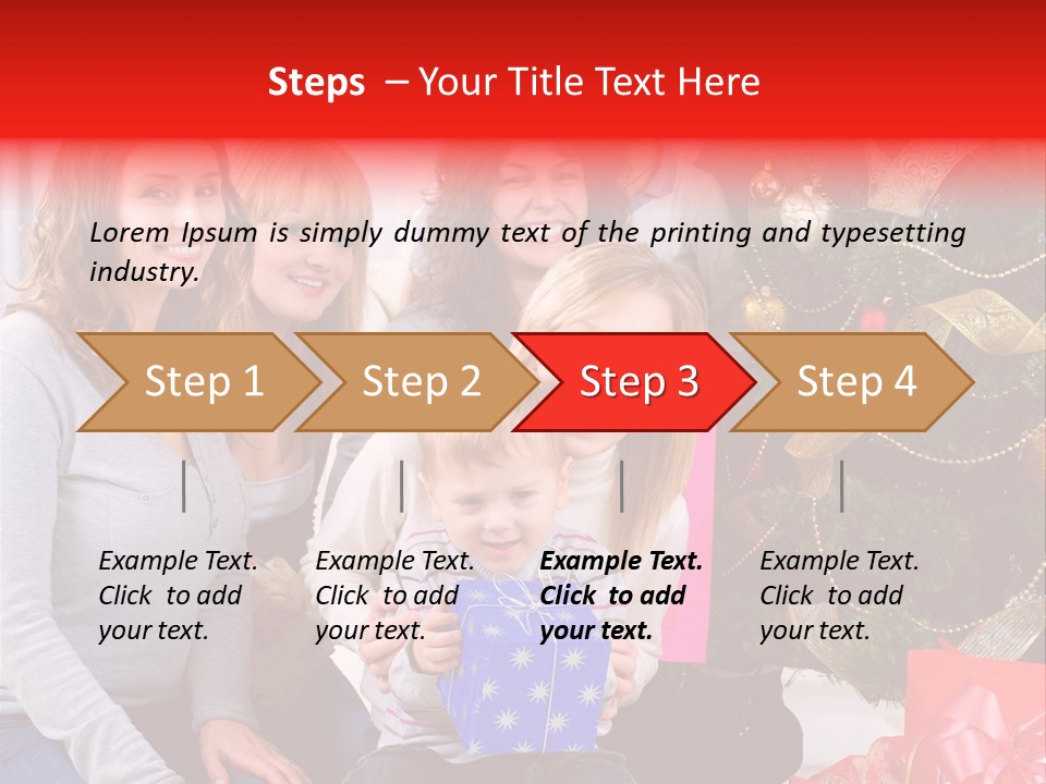 Year Box Celebration PowerPoint Template