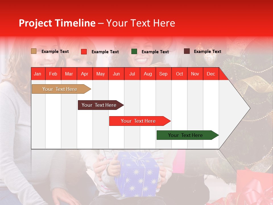 Year Box Celebration PowerPoint Template