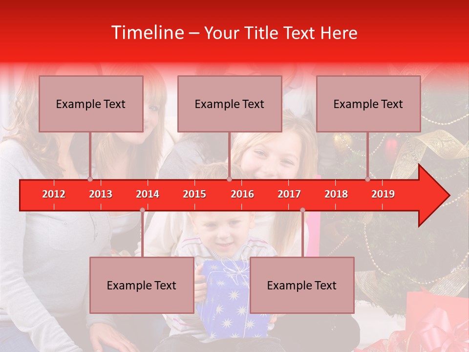 Year Box Celebration PowerPoint Template