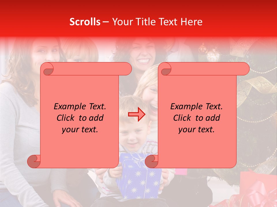 Year Box Celebration PowerPoint Template