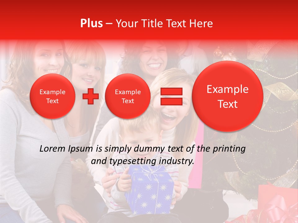 Year Box Celebration PowerPoint Template