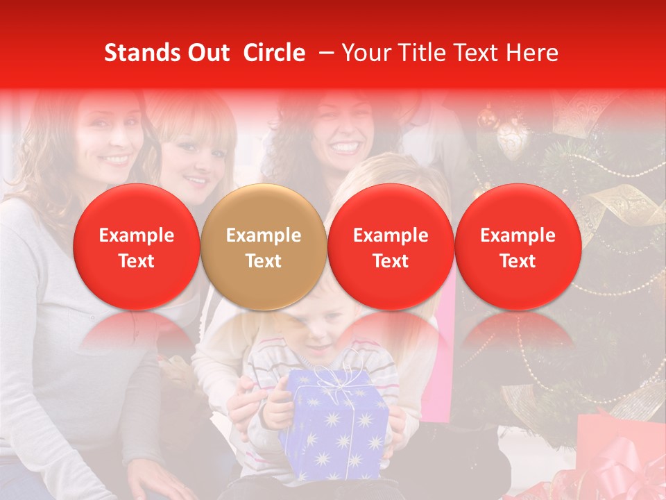 Year Box Celebration PowerPoint Template