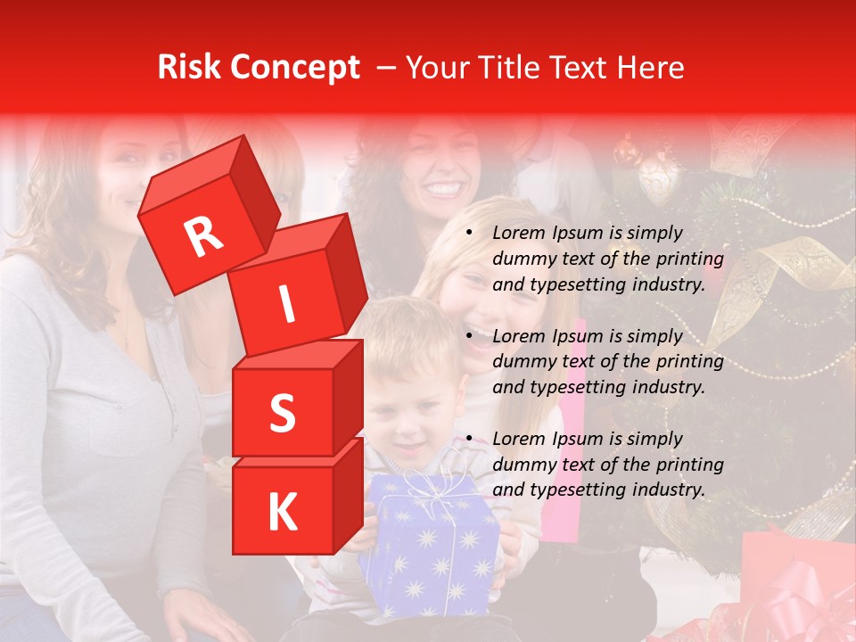 Year Box Celebration PowerPoint Template