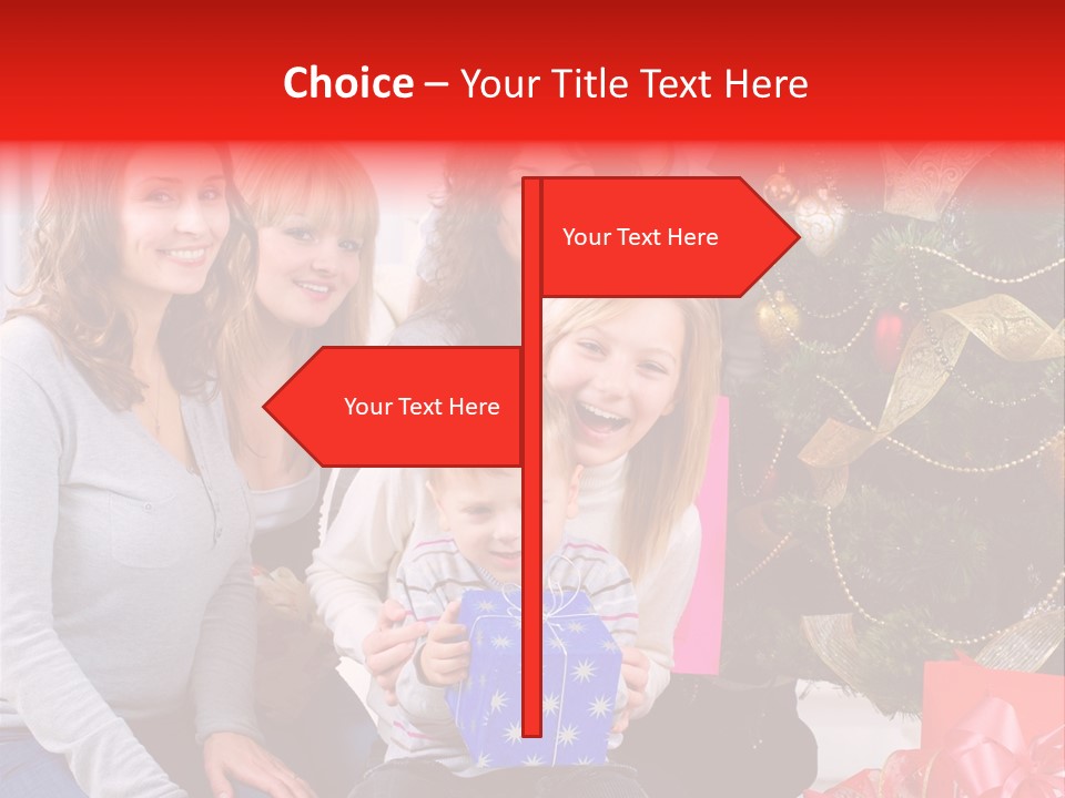 Year Box Celebration PowerPoint Template