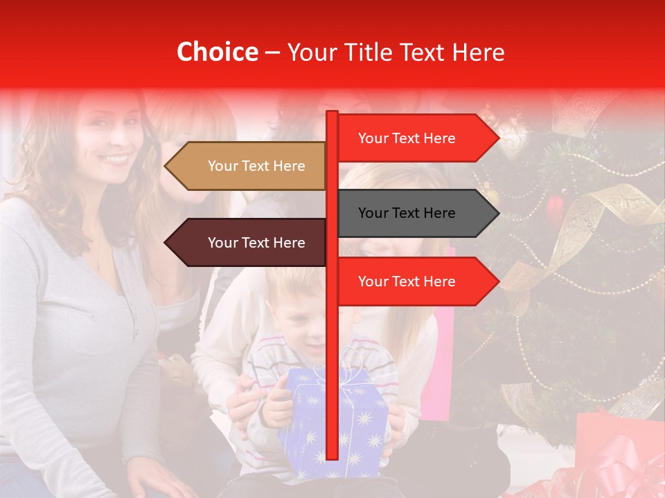 Year Box Celebration PowerPoint Template