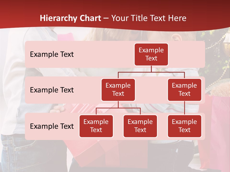 X Mas Cute Daughter PowerPoint Template