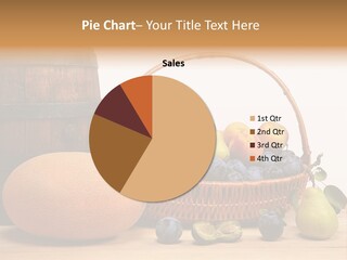 Peaches Fruits Vegetables PowerPoint Template