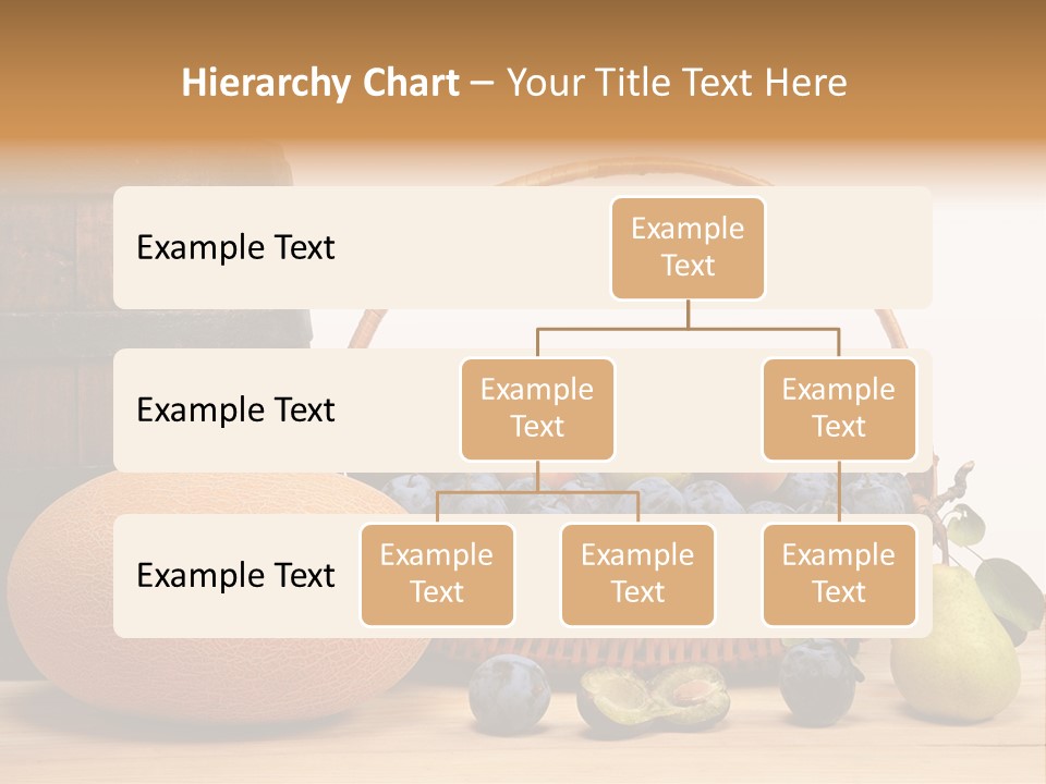 Peaches Fruits Vegetables PowerPoint Template