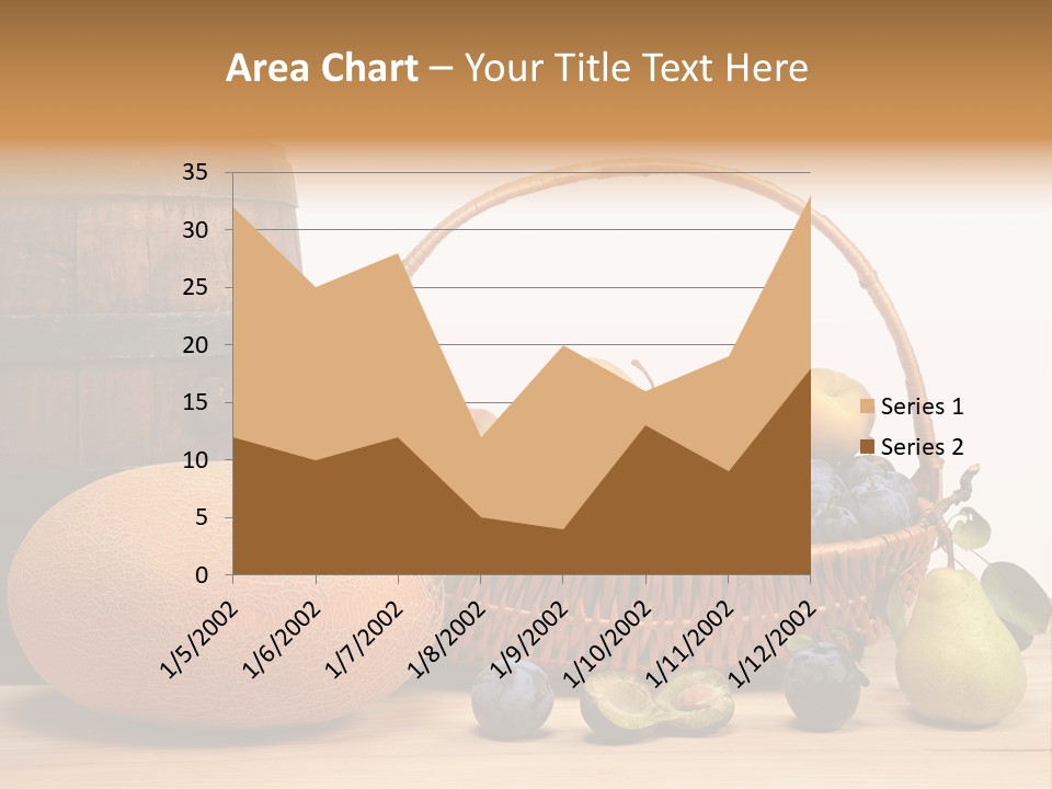 Peaches Fruits Vegetables PowerPoint Template