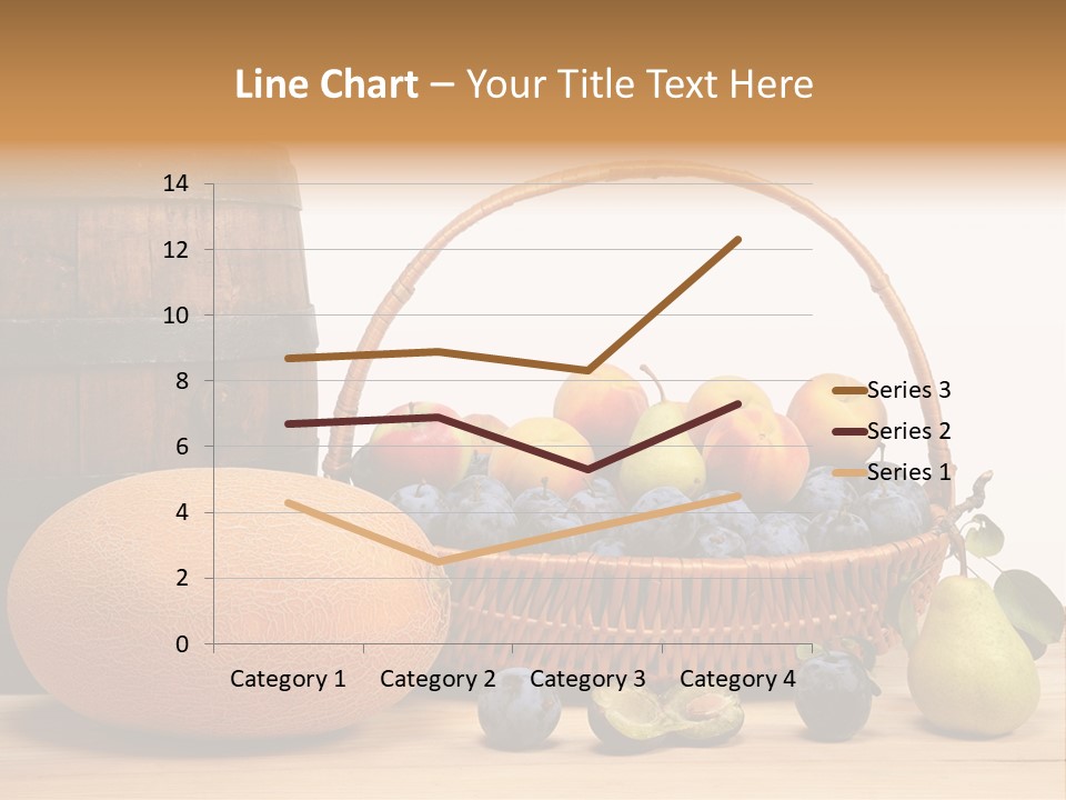 Peaches Fruits Vegetables PowerPoint Template
