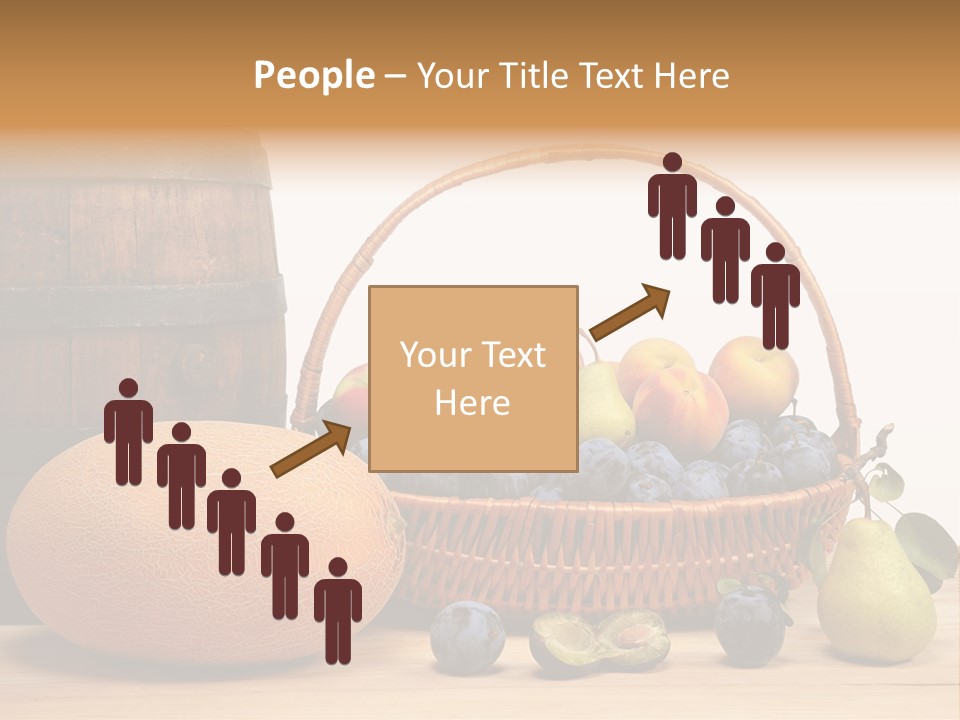 Peaches Fruits Vegetables PowerPoint Template