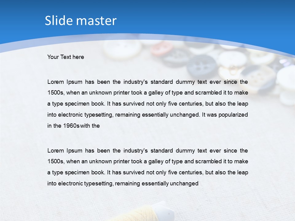 Work Fashion Texture PowerPoint Template