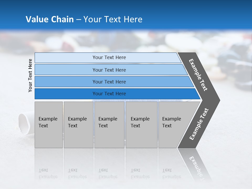 Clothes Blue Sewing PowerPoint Template