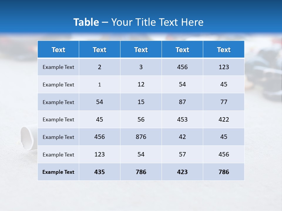 Clothes Blue Sewing PowerPoint Template