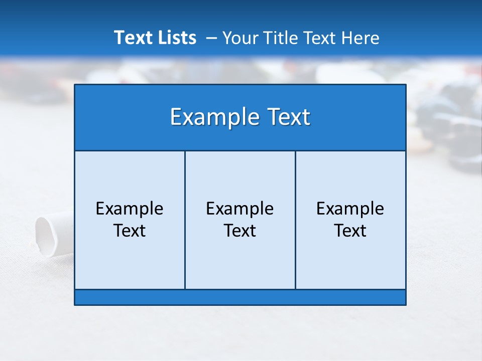 Clothes Blue Sewing PowerPoint Template