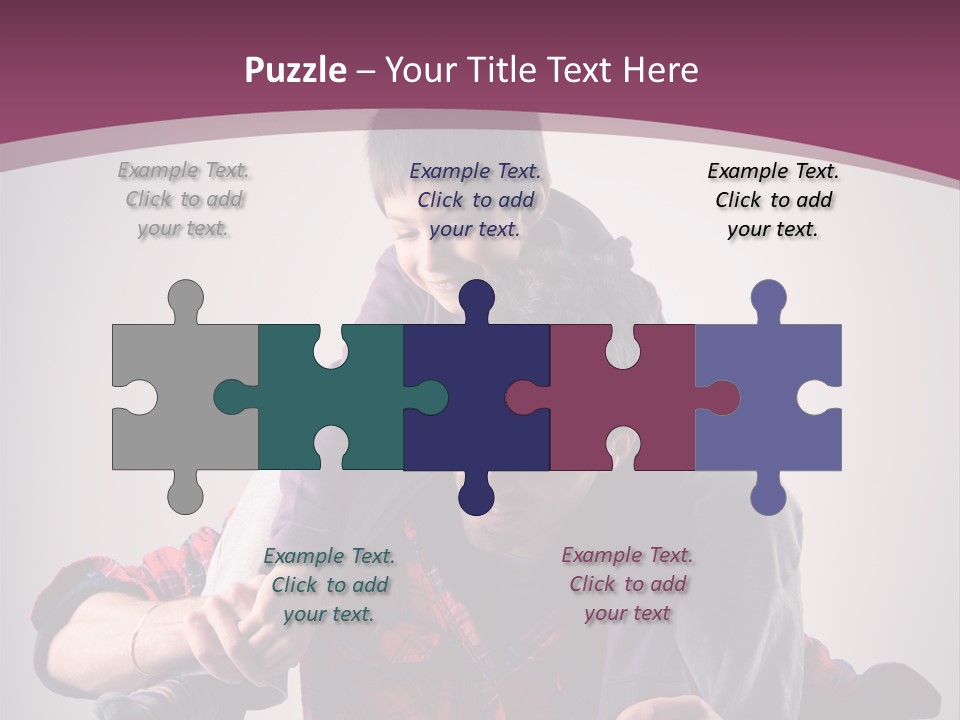 Happiness Dad Love PowerPoint Template