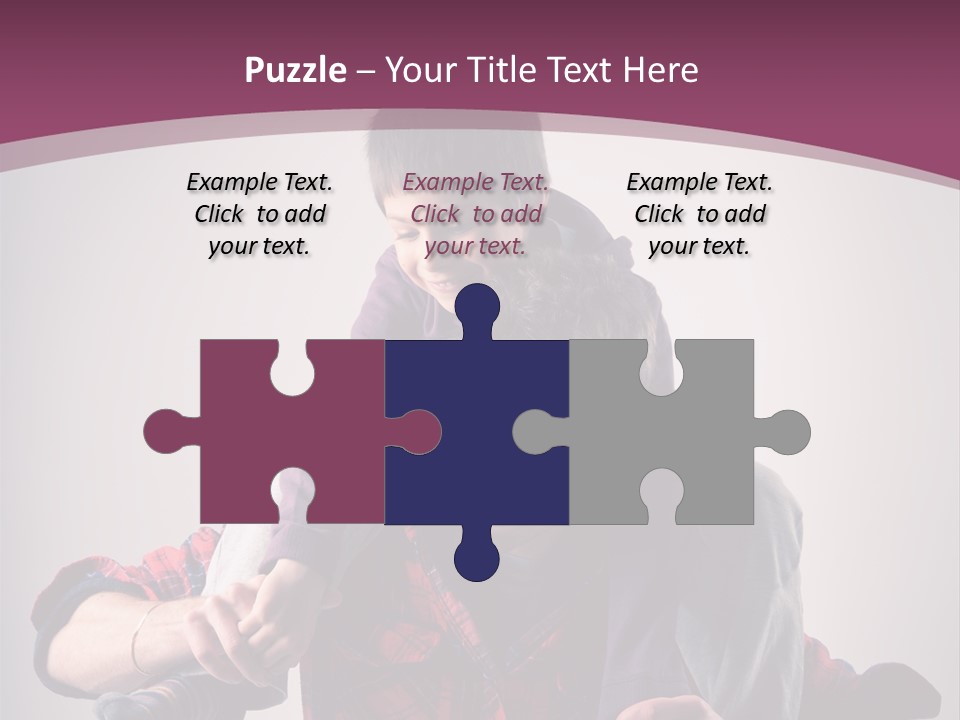 Happiness Dad Love PowerPoint Template