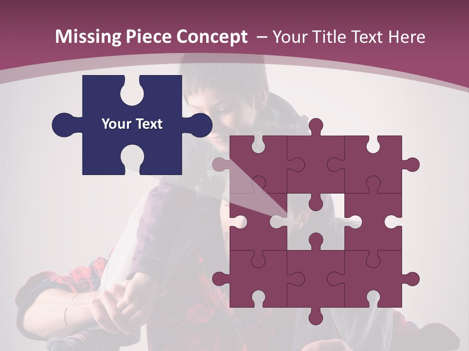 Happiness Dad Love PowerPoint Template