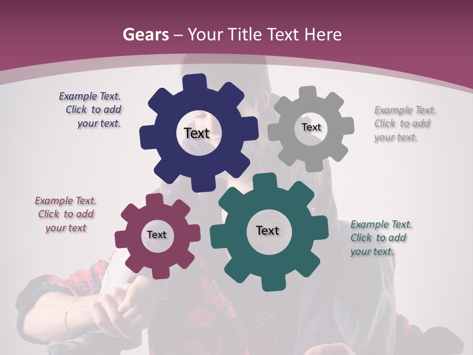 Happiness Dad Love PowerPoint Template