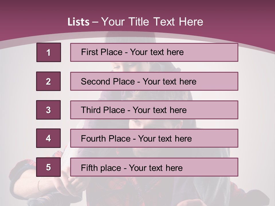 Happiness Dad Love PowerPoint Template