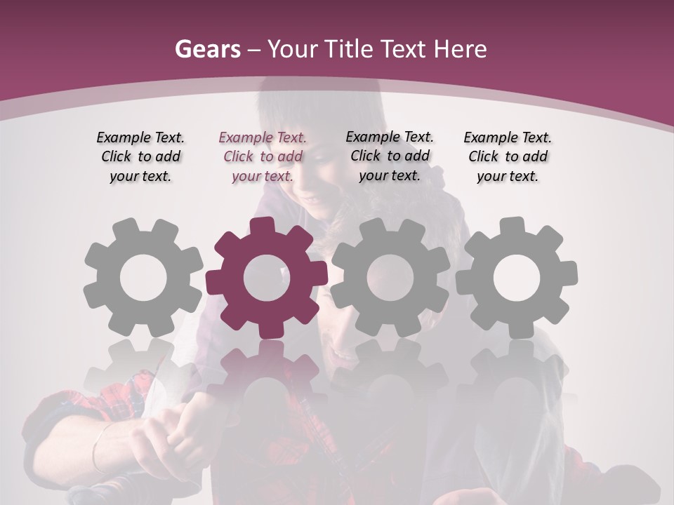 Happiness Dad Love PowerPoint Template