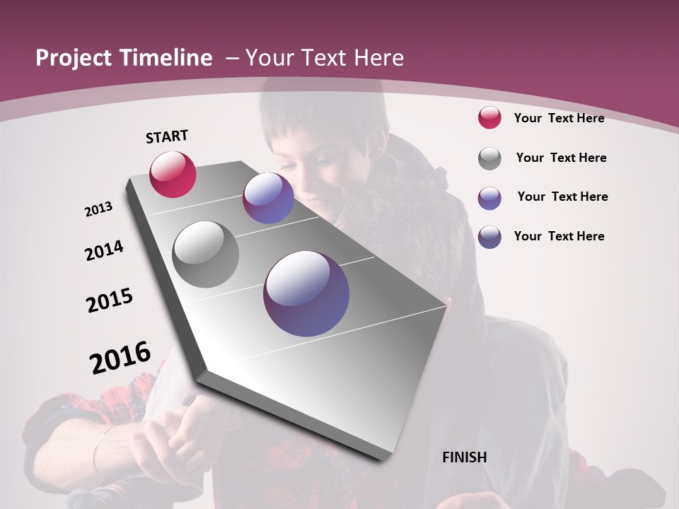 Happiness Dad Love PowerPoint Template