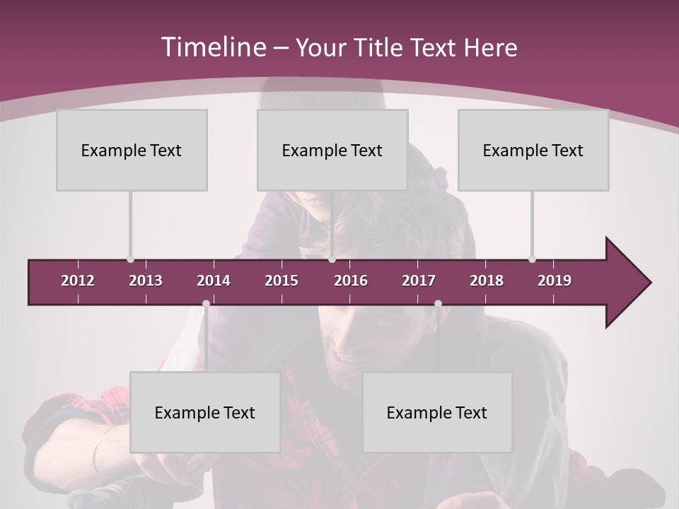 Happiness Dad Love PowerPoint Template