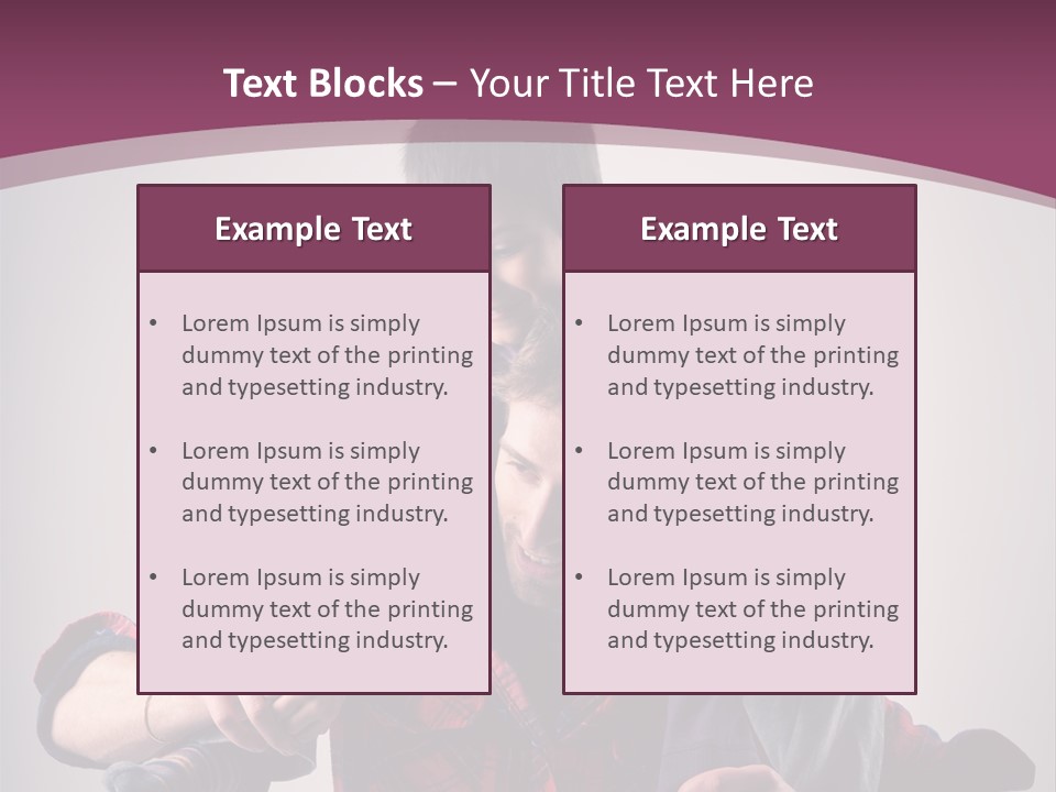 Happiness Dad Love PowerPoint Template
