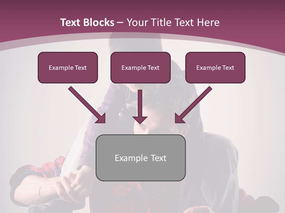 Happiness Dad Love PowerPoint Template