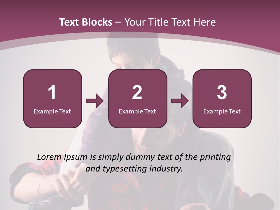 Happiness Dad Love PowerPoint Template