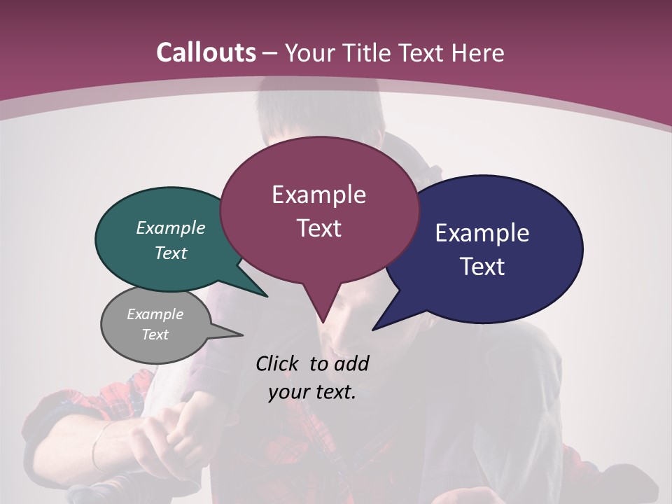 Happiness Dad Love PowerPoint Template