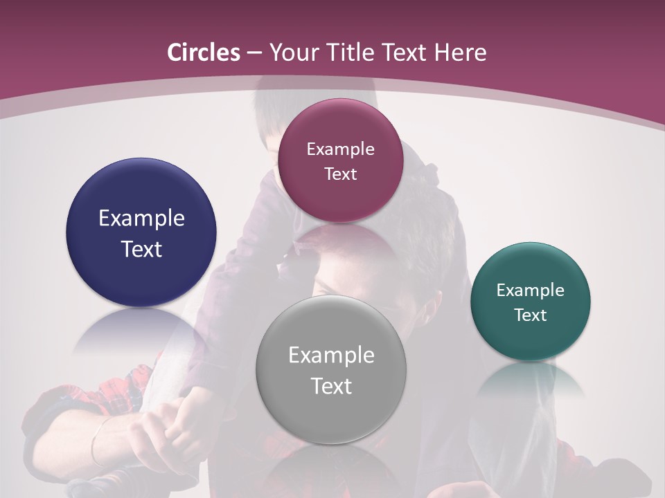 Happiness Dad Love PowerPoint Template