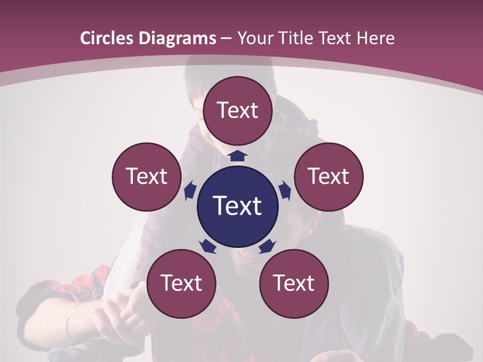 Happiness Dad Love PowerPoint Template