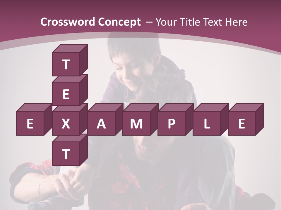 Happiness Dad Love PowerPoint Template