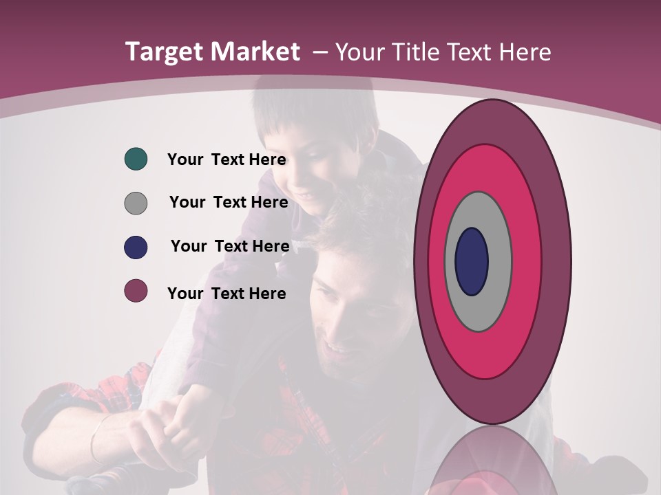 Happiness Dad Love PowerPoint Template