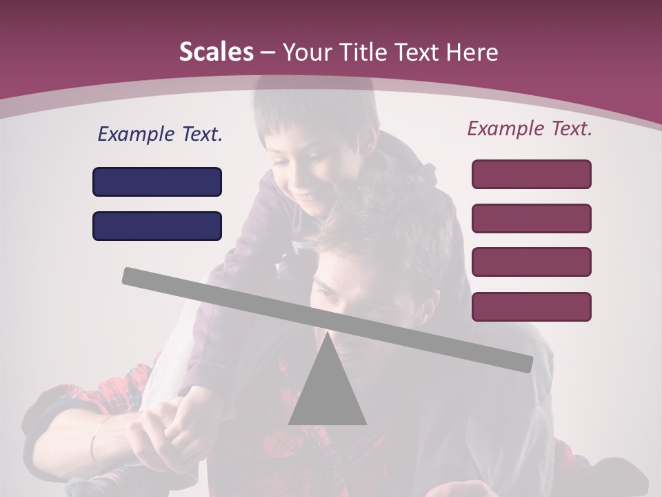 Happiness Dad Love PowerPoint Template