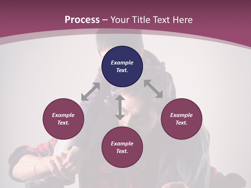 Happiness Dad Love PowerPoint Template