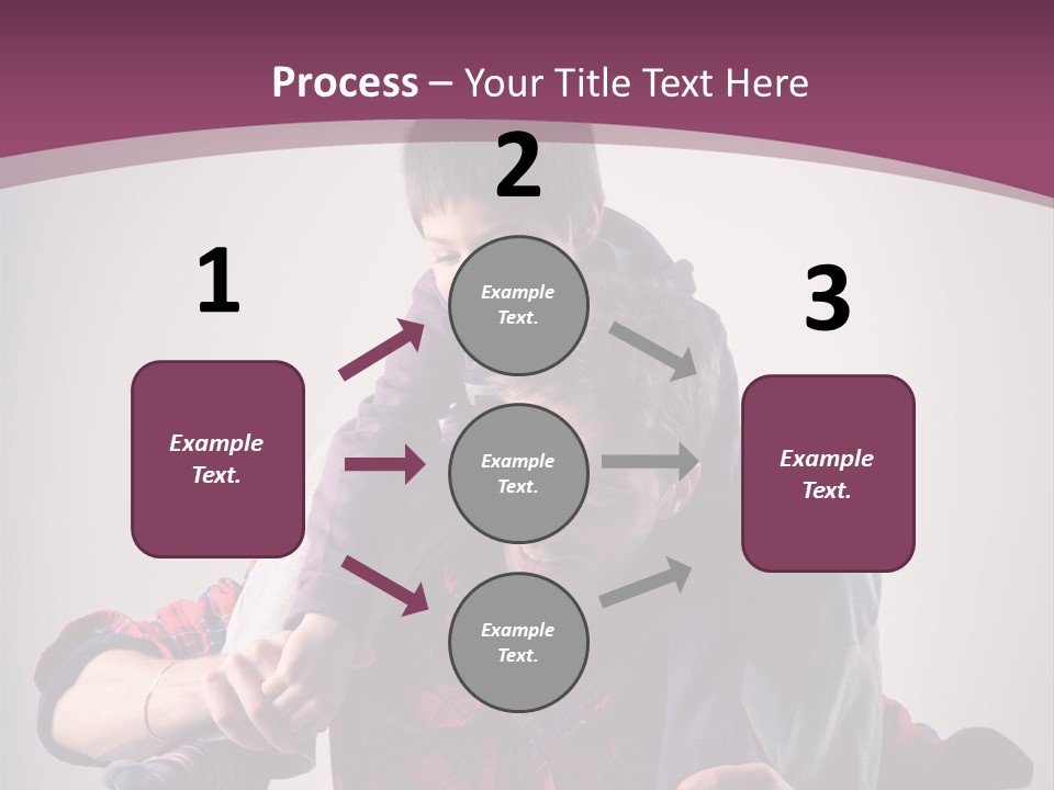 Happiness Dad Love PowerPoint Template