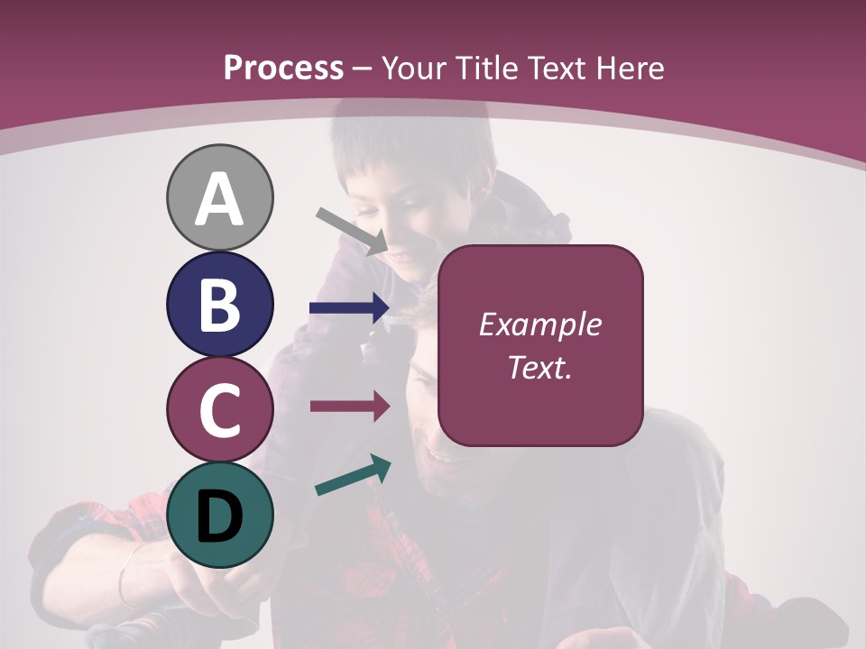 Happiness Dad Love PowerPoint Template