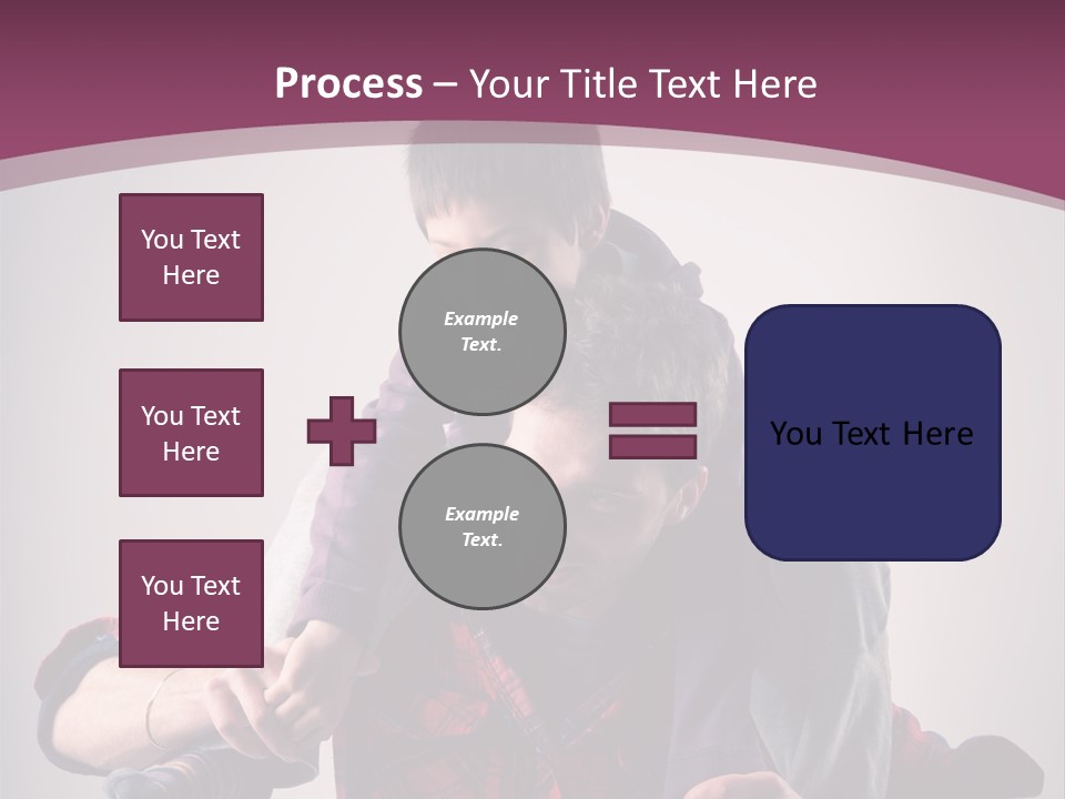 Happiness Dad Love PowerPoint Template