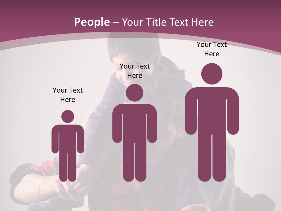 Happiness Dad Love PowerPoint Template