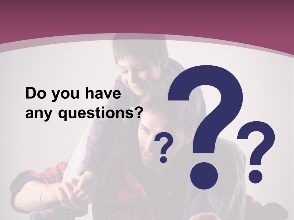 Happiness Dad Love PowerPoint Template