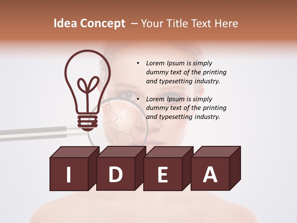 Caucasian Concept Lou Pe PowerPoint Template