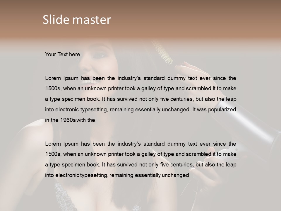 Healthy Appliance Portrait PowerPoint Template