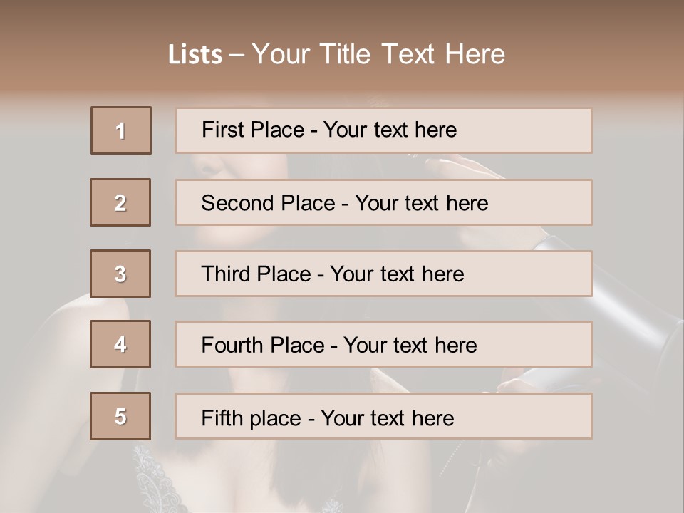 Healthy Appliance Portrait PowerPoint Template