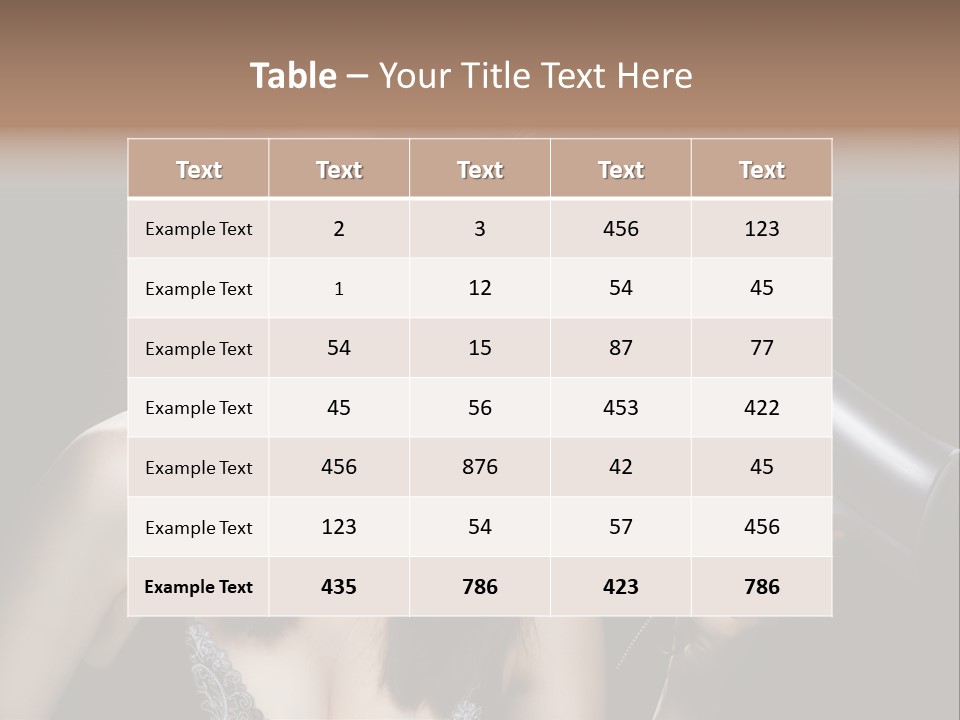 Healthy Appliance Portrait PowerPoint Template