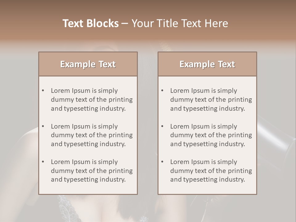 Healthy Appliance Portrait PowerPoint Template