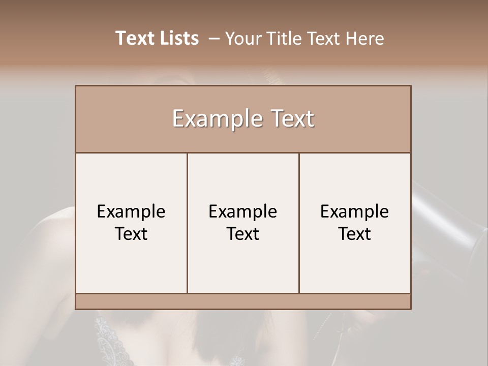 Healthy Appliance Portrait PowerPoint Template